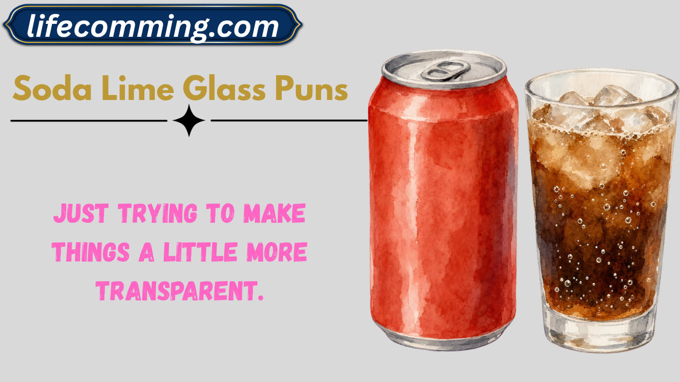 Soda Lime Glass Puns: 180+ Funny Clever & Creative Glassy Lines